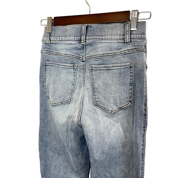 Spanx Skinny Jeans High-Rise Light Wash Size XS - Picture 4 of 5
